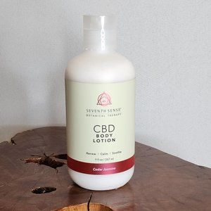 Seven7h Sense CBD Body Lotion 250mg Cedar Jasmine